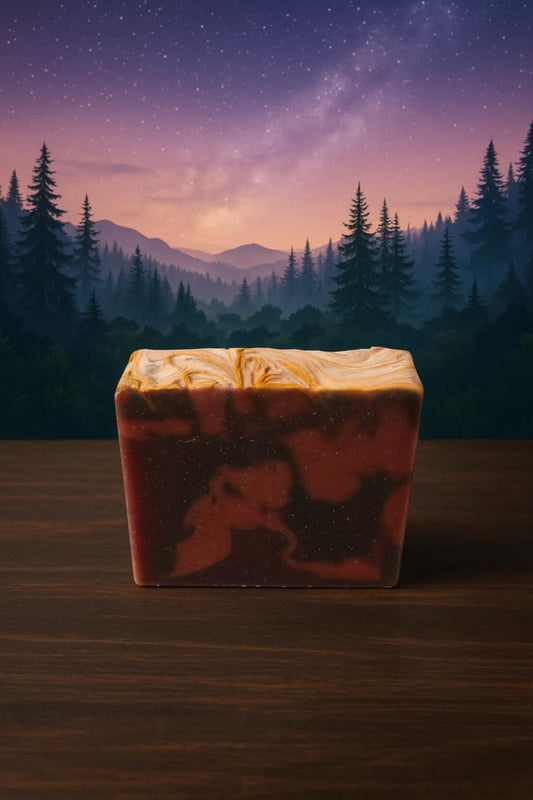 Midnight Berry Fusion Soap Bar – Handmade Goat’s Milk Soap with Colloidal Oats | Berry Scented Artisan Skincare | Natural Moisturizing Bar