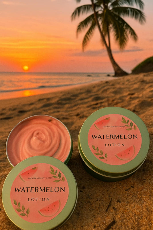 Sweet Watermelon Hydrating Body Lotion – Mango & Shea Butter | Scented Serenity Soaps