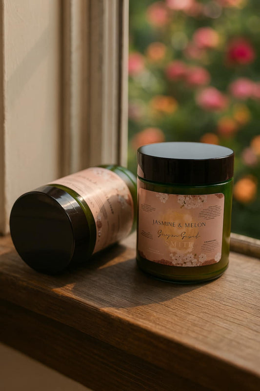 Limited Edition Jasmine Melon Radiance Polish – Small Batch Summer Scrub