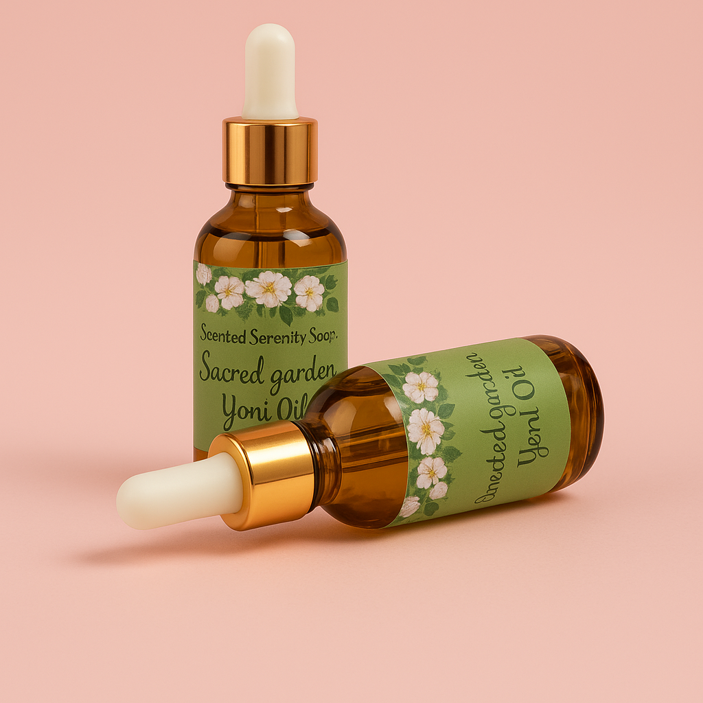 Sacred garden yoni oil- herbs and botanical infused oil